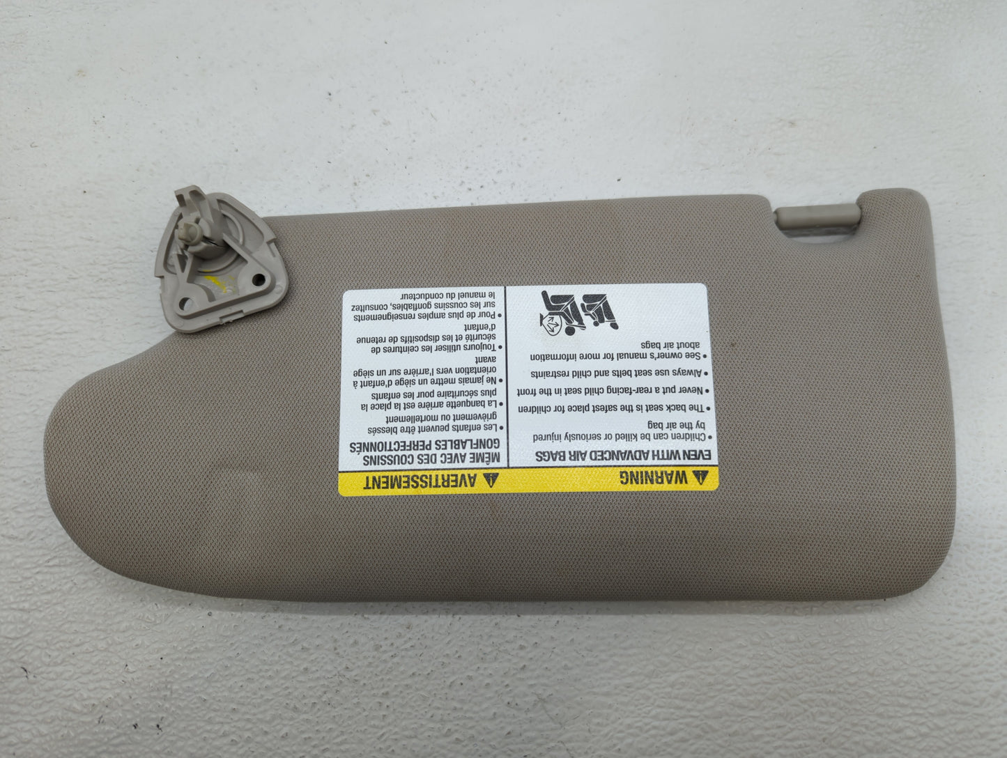 2013-2017 Nissan Altima Sun Visor Shade Replacement Passenger Right Mirror Fits Fits 2013 2014 2015 2016 2017 OEM Used Auto 