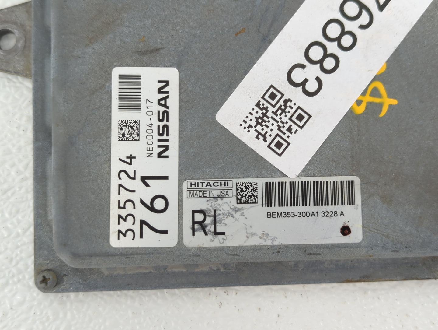 2011-2013 Nissan Altima PCM Engine Control Computer ECU ECM PCU OEM P/N:BEM353-300 A1 BEM400-300 A1 Fits Fits 2011 2012 2013