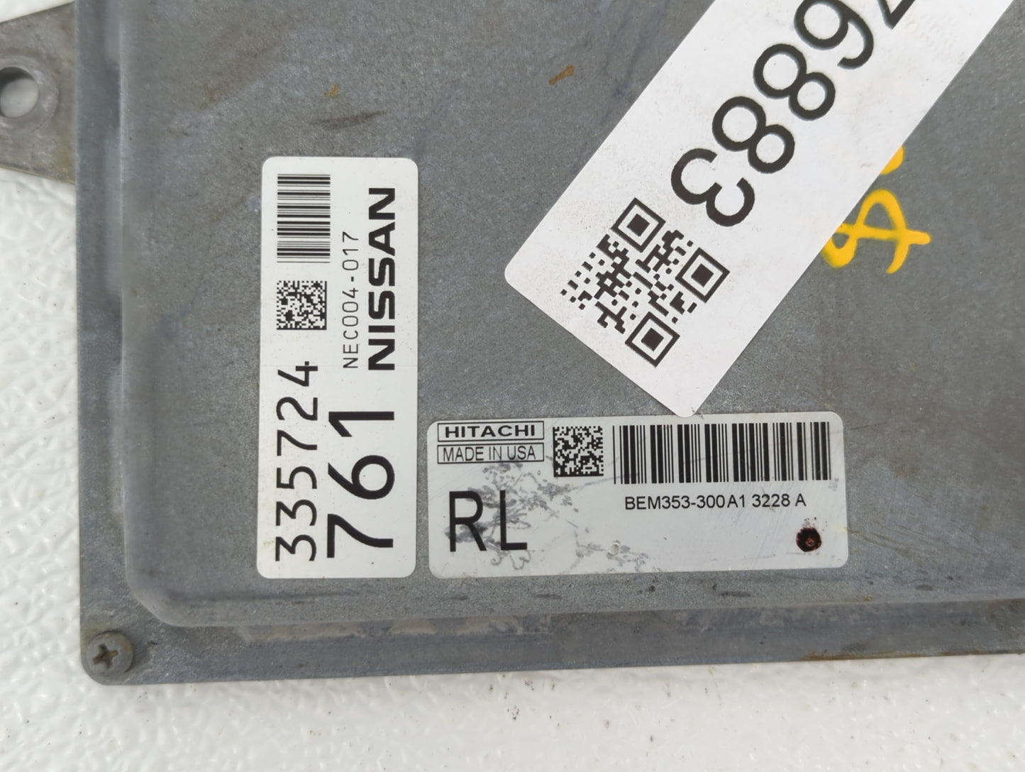2011-2013 Nissan Altima PCM Engine Control Computer ECU ECM PCU OEM P/N:BEM353-300 A1 BEM400-300 A1 Fits Fits 2011 2012 2013