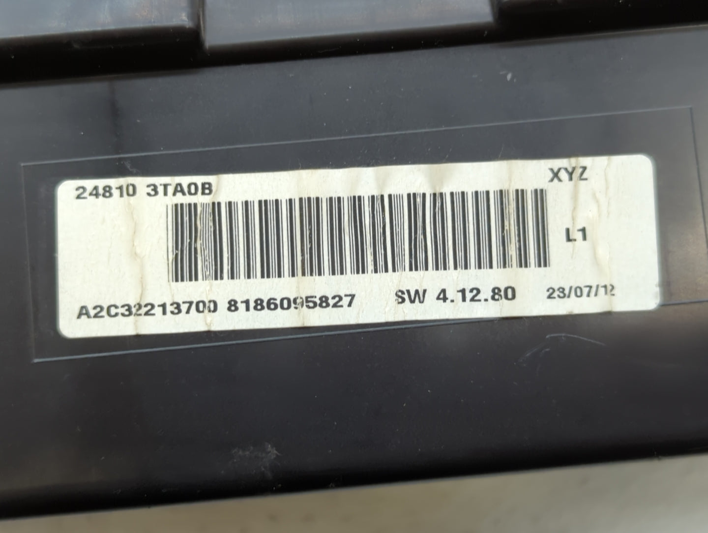 2013 Nissan Altima Instrument Cluster Speedometer Gauges P/N:24810 3TA0D 24810 3TA0C, 24810 3TA0B, 24810 3TA0A Fits OEM Used