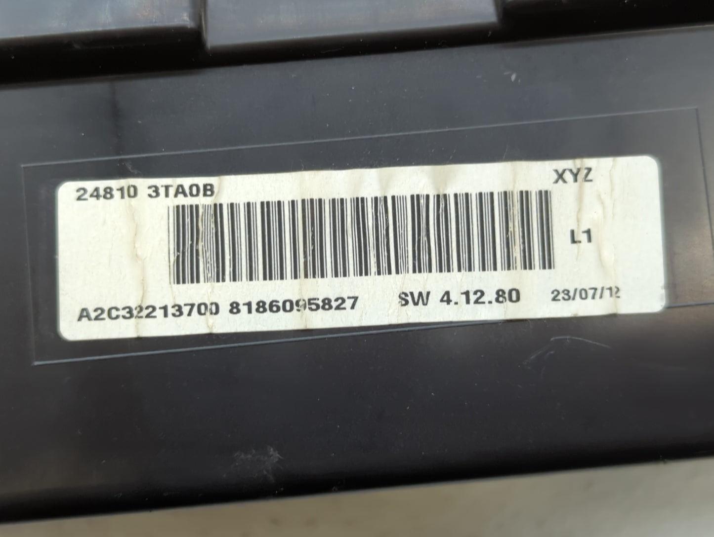 2013 Nissan Altima Instrument Cluster Speedometer Gauges P/N:24810 3TA0D 24810 3TA0C, 24810 3TA0B, 24810 3TA0A Fits OEM Used