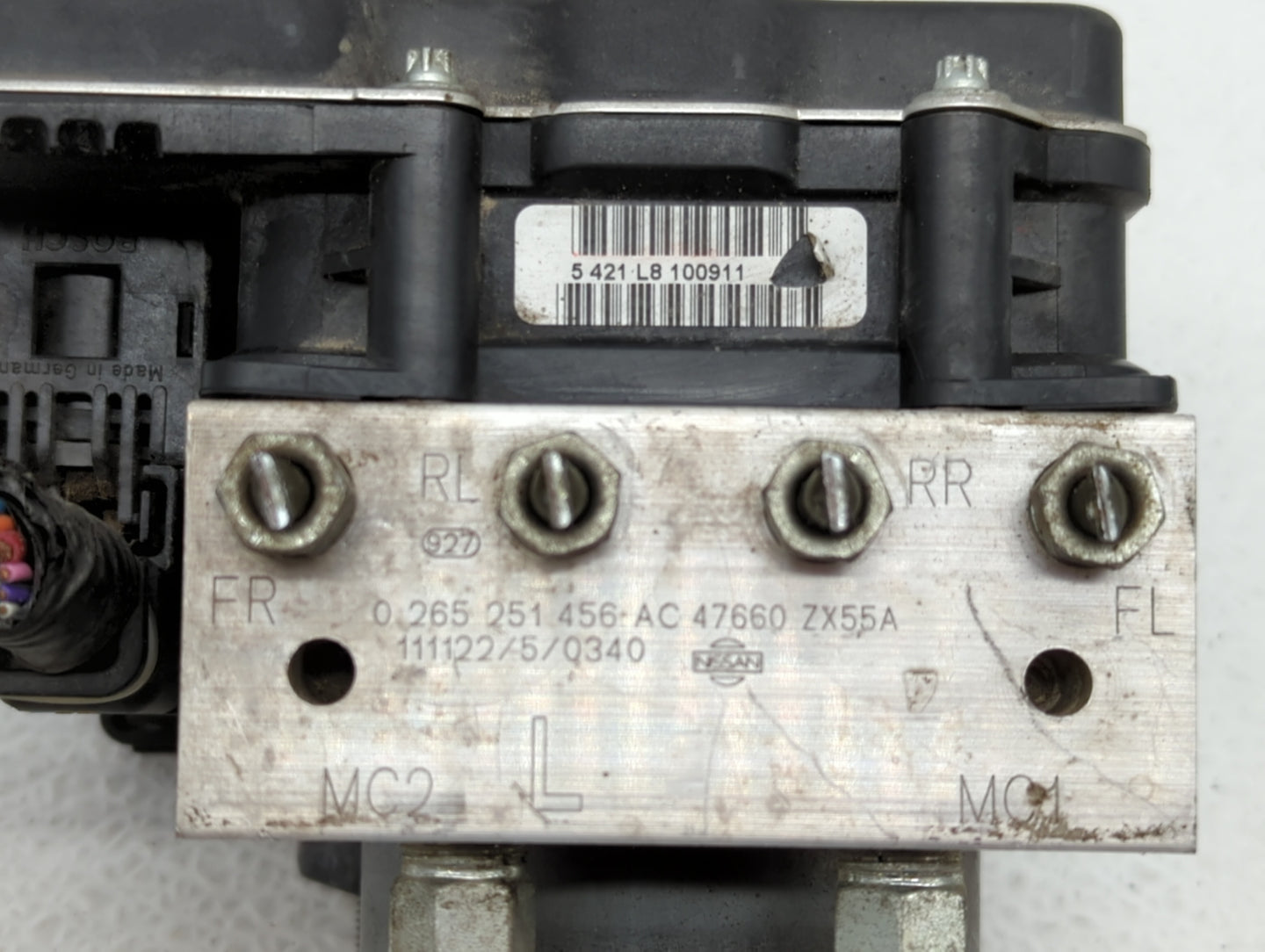 2011-2013 Nissan Altima ABS Pump Control Module Replacement P/N:47660 ZX55A Fits Fits 2011 2012 2013 OEM Used Auto Parts - O