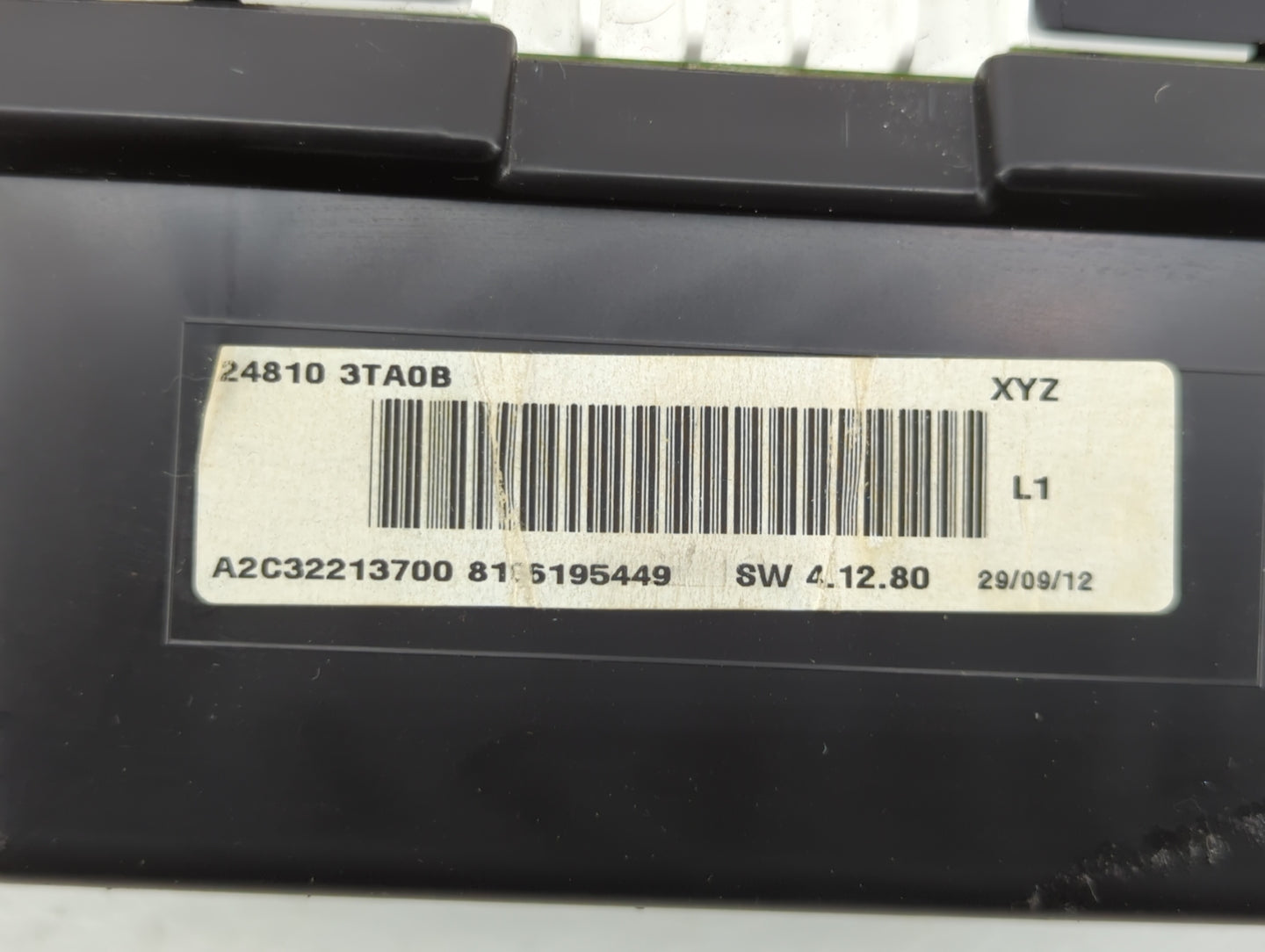 2013 Nissan Altima Instrument Cluster Speedometer Gauges P/N:24810 3TA0D 24810 3TA0C, 24810 3TA0B, 24810 3TA0A Fits OEM Used