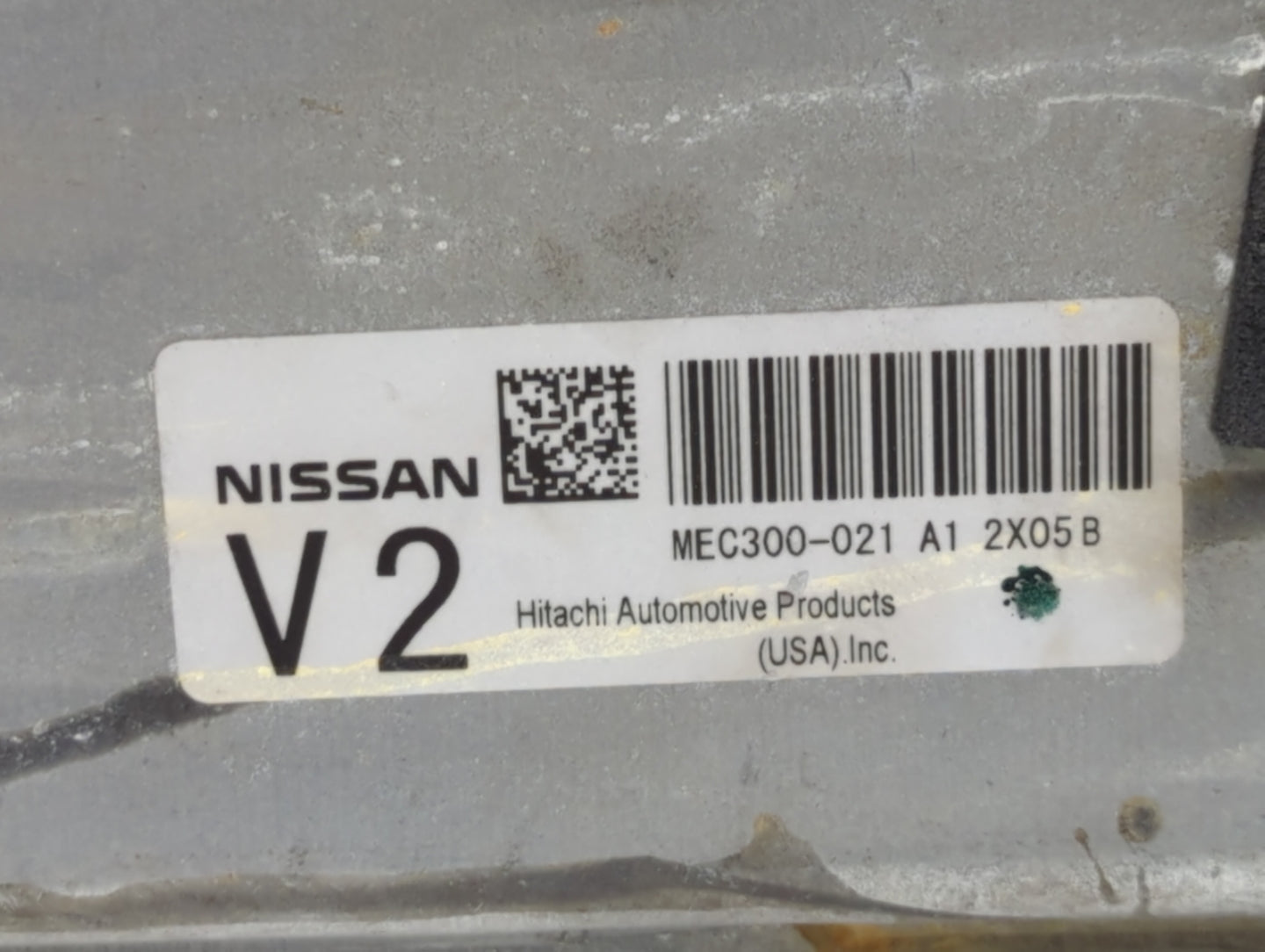 2013-2014 Nissan Altima PCM Engine Control Computer ECU ECM PCU OEM P/N:MEC300-021 Fits Fits 2013 2014 OEM Used Auto Parts -