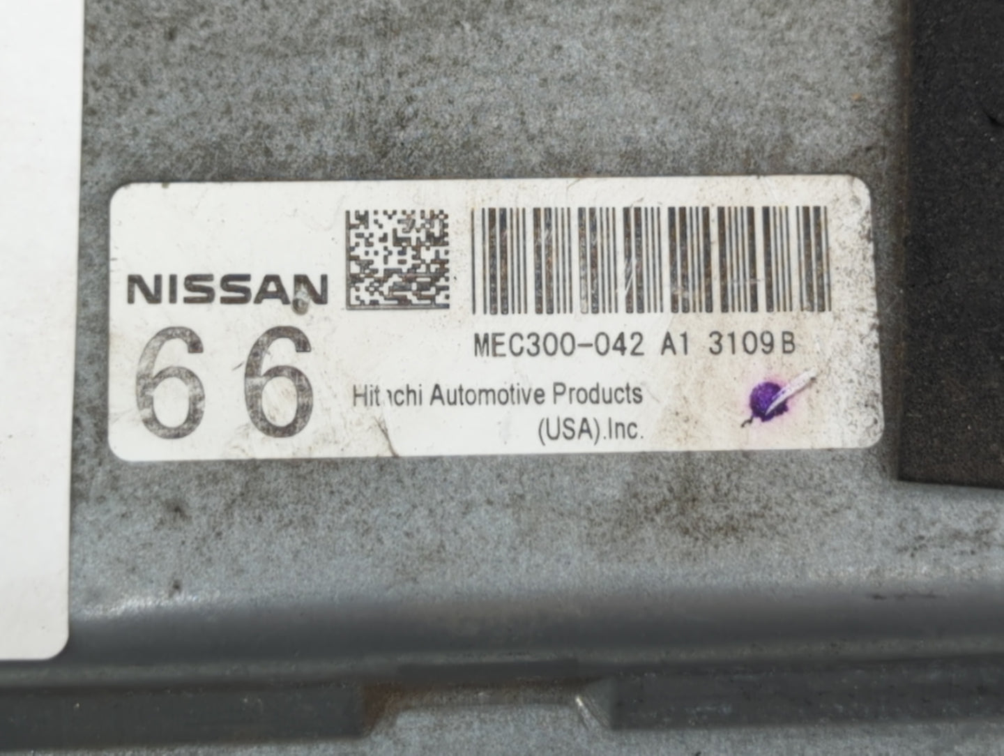 2013-2014 Nissan Altima PCM Engine Control Computer ECU ECM PCU OEM P/N:MEC300-041 A1 MEC300-042 A1 Fits Fits 2013 2014 OEM 