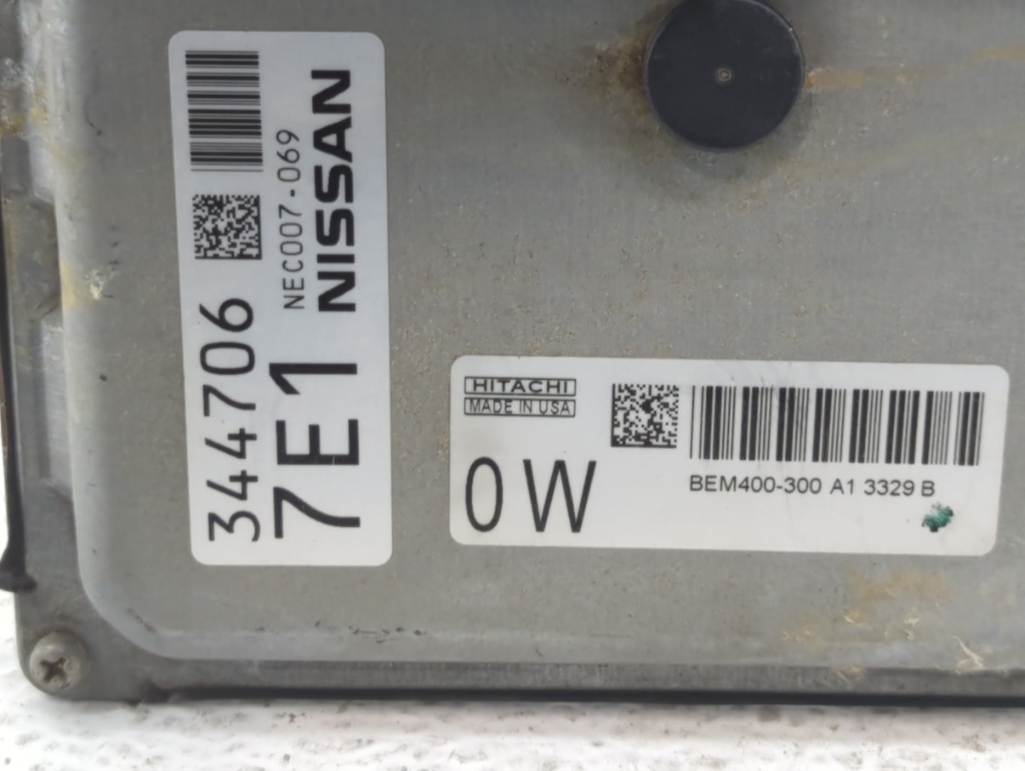 2013-2014 Nissan Altima PCM Engine Control Computer ECU ECM PCU OEM P/N:BEM400-300 A1 MEC300-001 A1 Fits Fits 2013 2014 OEM 
