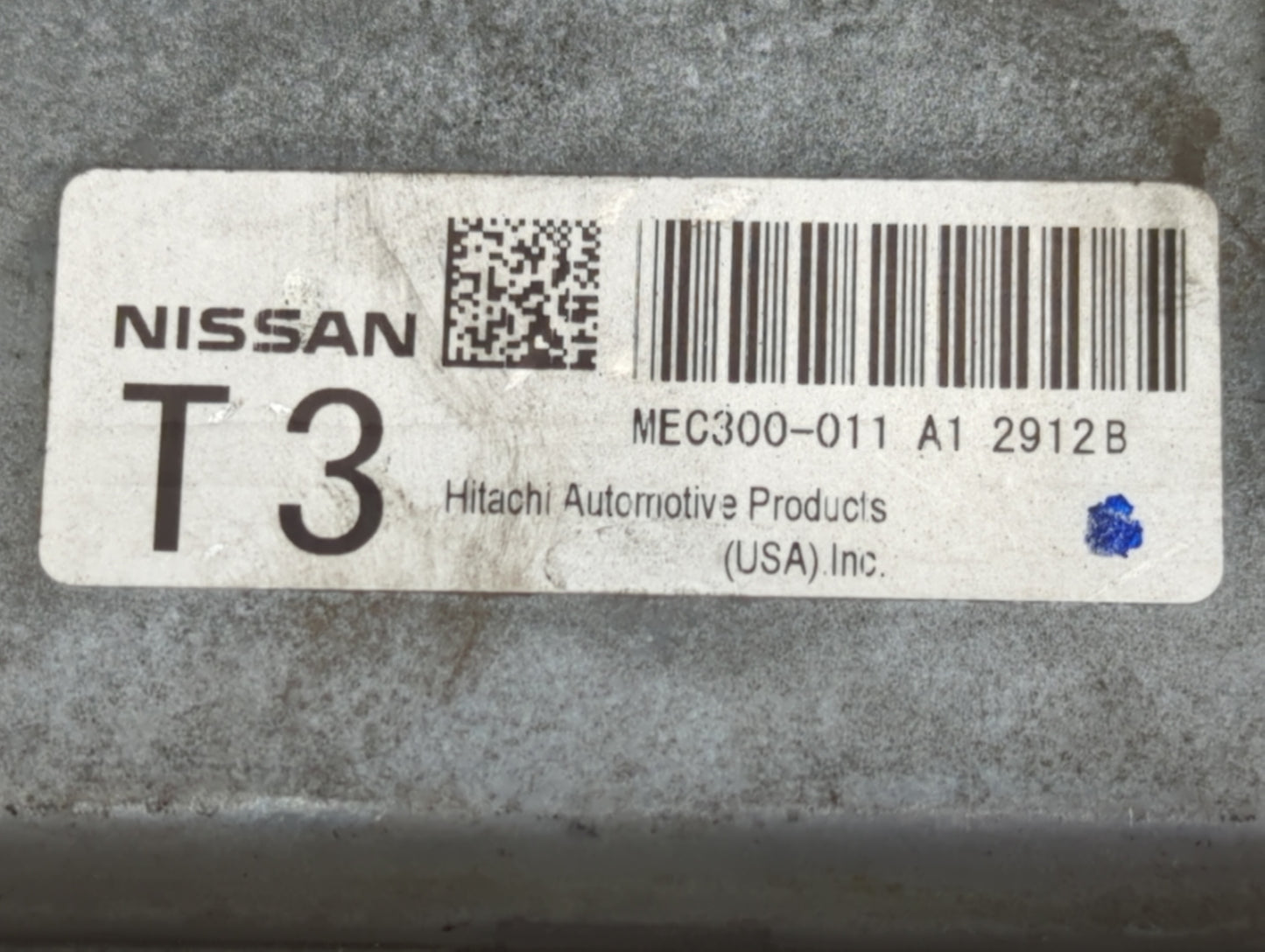 2013-2014 Nissan Altima PCM Engine Control Computer ECU ECM PCU OEM P/N:MEC300-011 A1 BEM400-300 A1 Fits Fits 2013 2014 OEM 