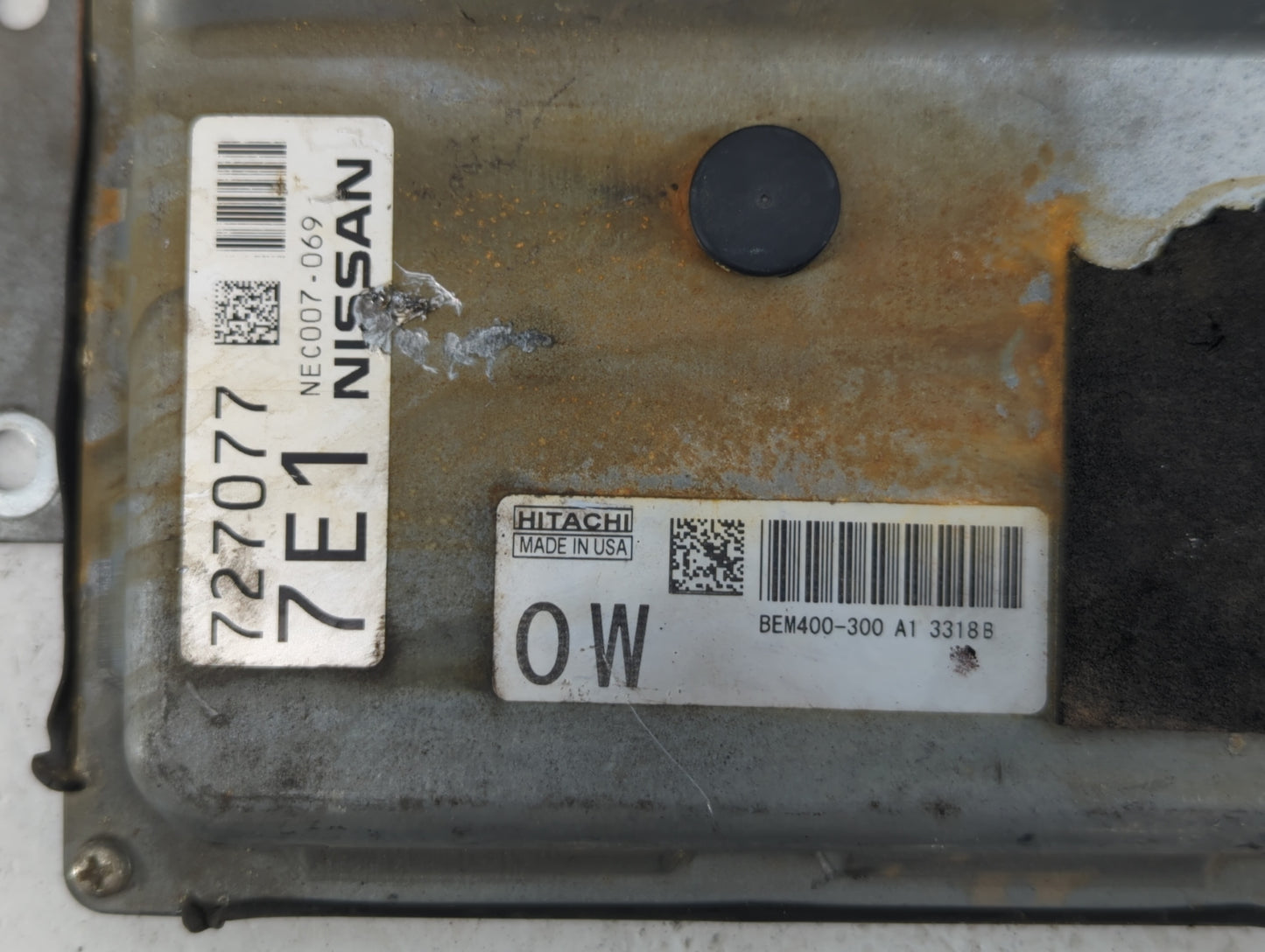 2013-2014 Nissan Altima PCM Engine Control Computer ECU ECM PCU OEM P/N:BEM400-300 A1 MEC300-001 A1 Fits Fits 2013 2014 OEM 