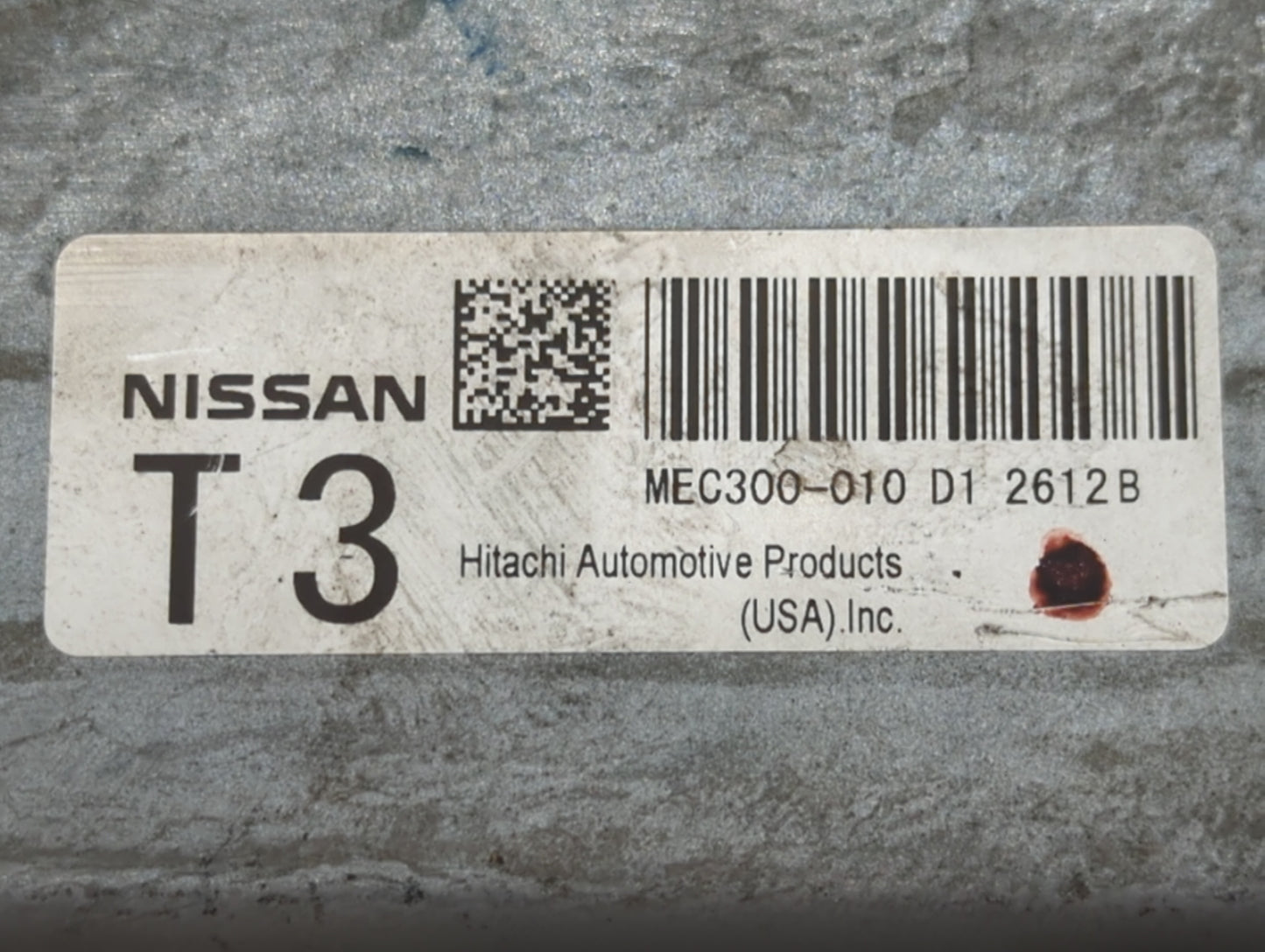 2013-2014 Nissan Altima PCM Engine Control Computer ECU ECM PCU OEM P/N:MEC300-010 D1 MEC300-011 A1 Fits Fits 2013 2014 OEM 