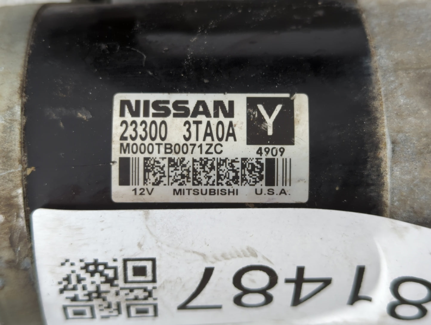 2013-2018 Nissan Altima Car Starter Motor Solenoid OEM P/N:23300 3TA0C 23300 3TA0A Fits Fits 2013 2014 2015 2016 2017 2018 O