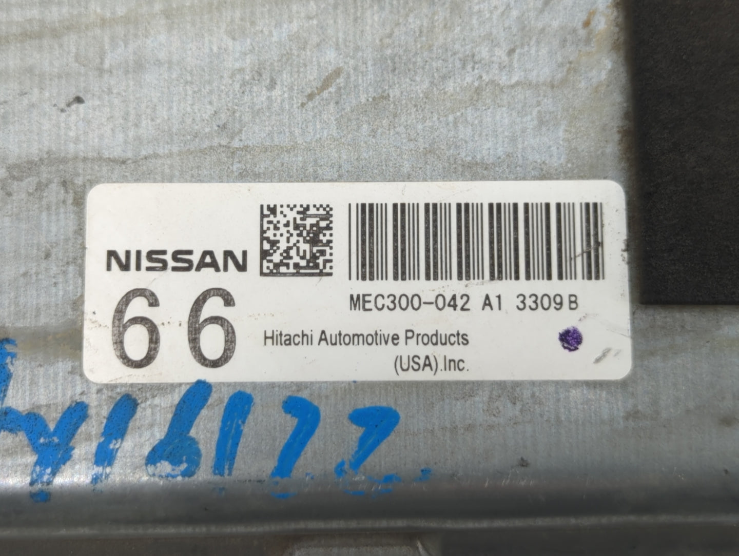 2011-2013 Nissan Altima PCM Engine Control Computer ECU ECM PCU OEM P/N:MEC300-042 A1 MEC300-011 A1 Fits Fits 2011 2012 2013