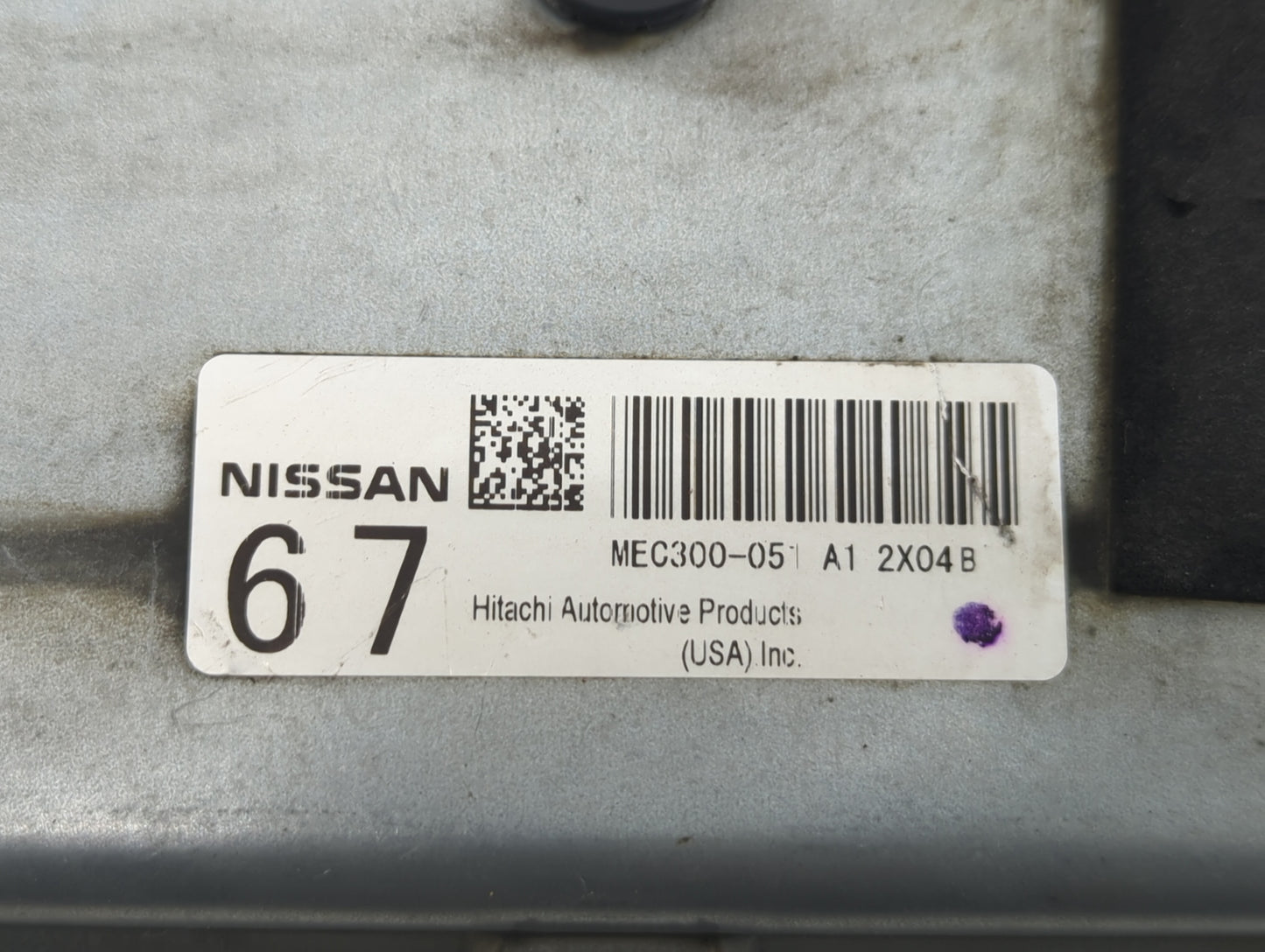 2011-2013 Nissan Altima PCM Engine Control Computer ECU ECM PCU OEM P/N:MEC300-051 A1 BEM400-300 A1 Fits Fits 2011 2012 2013