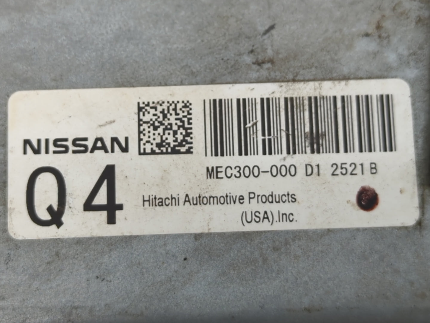 2011-2013 Nissan Altima PCM Engine Control Computer ECU ECM PCU OEM P/N:MEC300-000 D1 BEM400-300 A1 Fits Fits 2011 2012 2013