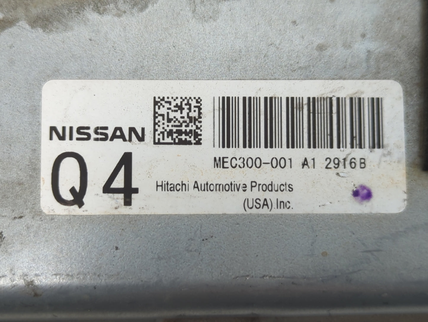 2013-2014 Nissan Altima PCM Engine Control Computer ECU ECM PCU OEM P/N:MEC300-001 A1 MEC300-002 A1 Fits Fits 2013 2014 OEM 