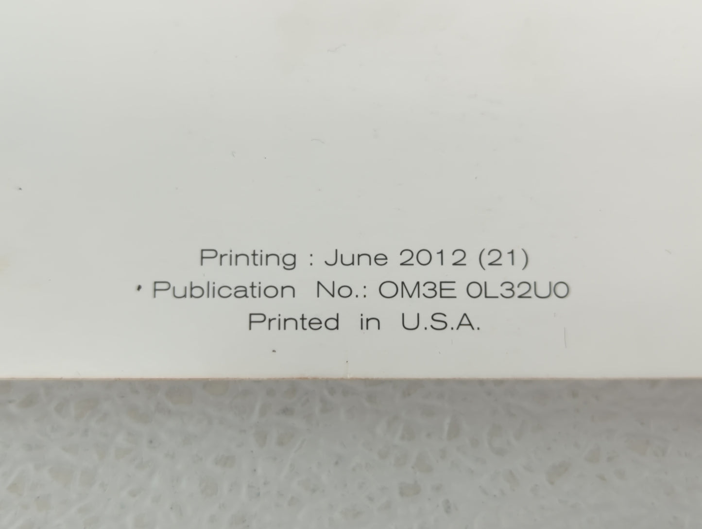 2013 Nissan Altima Owners Manual Book Guide OEM Used Auto Parts - Oemusedautoparts1.com