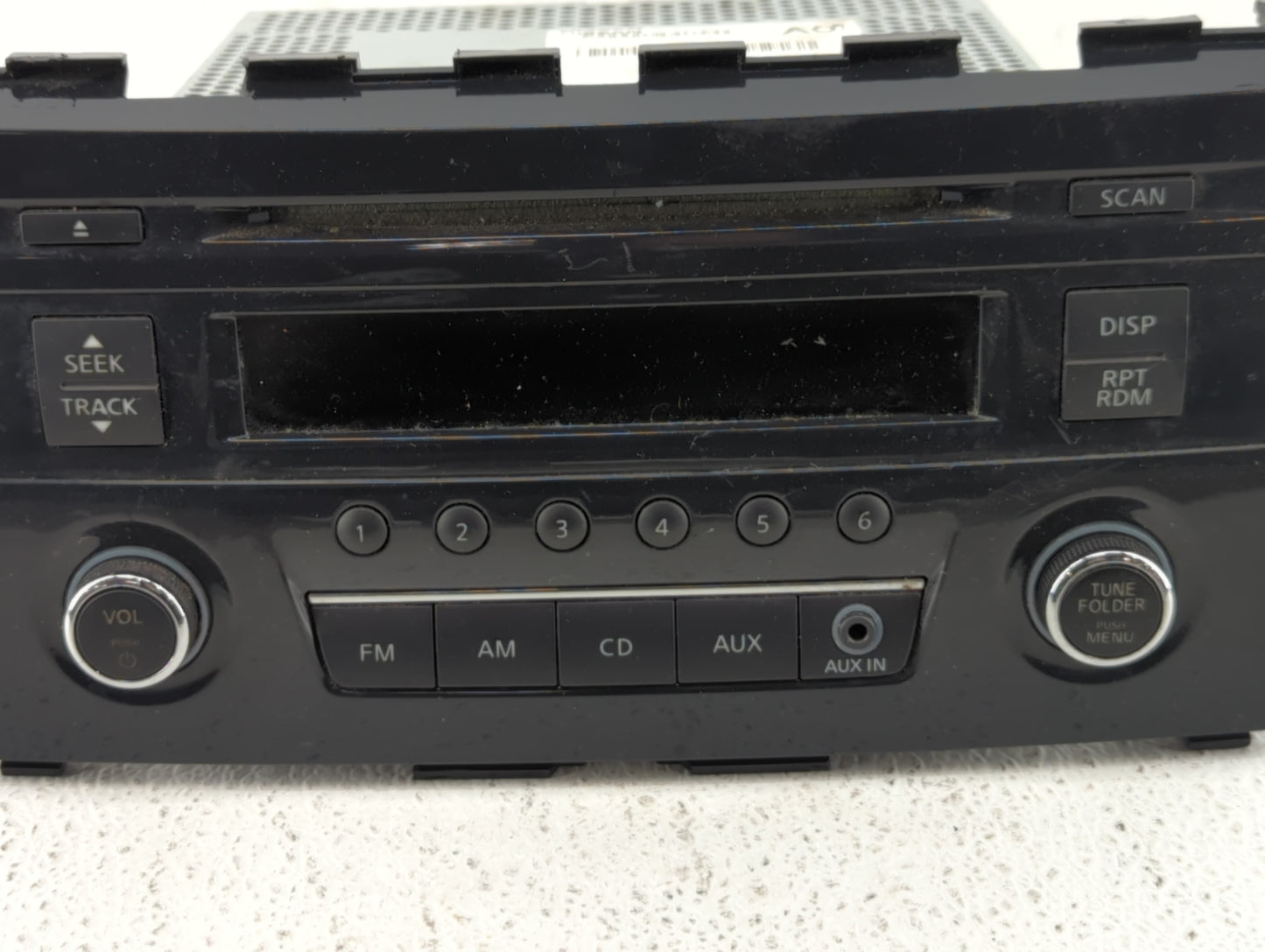 2013-2015 Nissan Altima Am Fm Cd Player Radio Receiver - Oemusedautoparts1.com