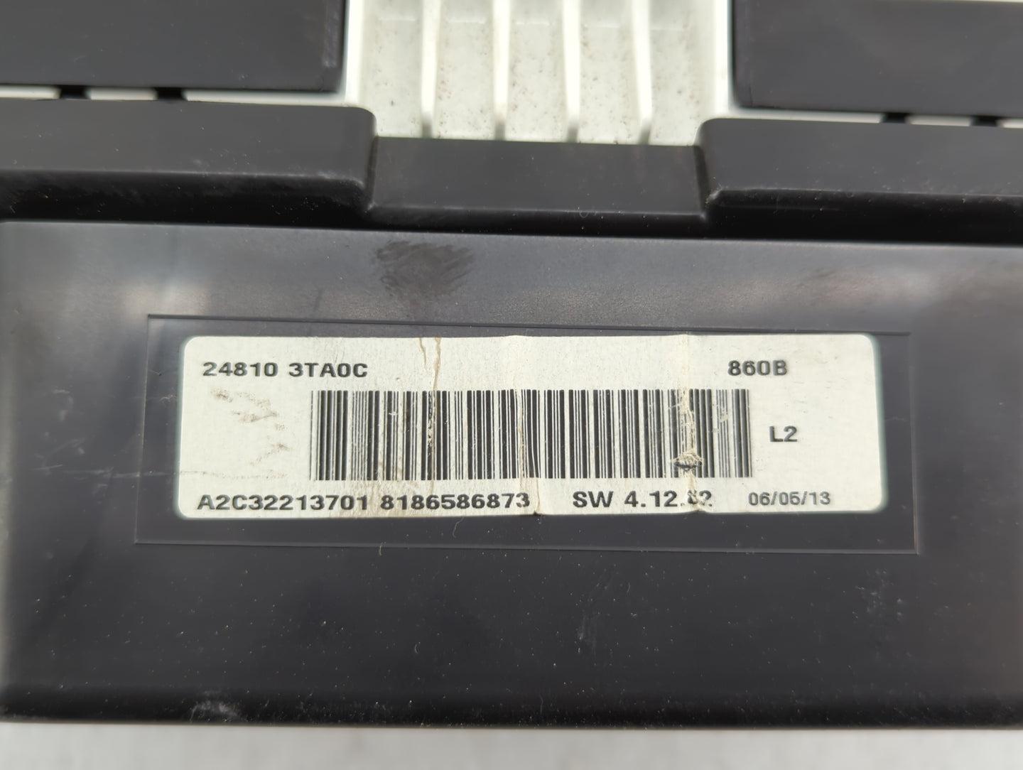 2013 Nissan Altima Instrument Cluster Speedometer Gauges P/N:24810 3TA0C Fits OEM Used Auto Parts - Oemusedautoparts1.com