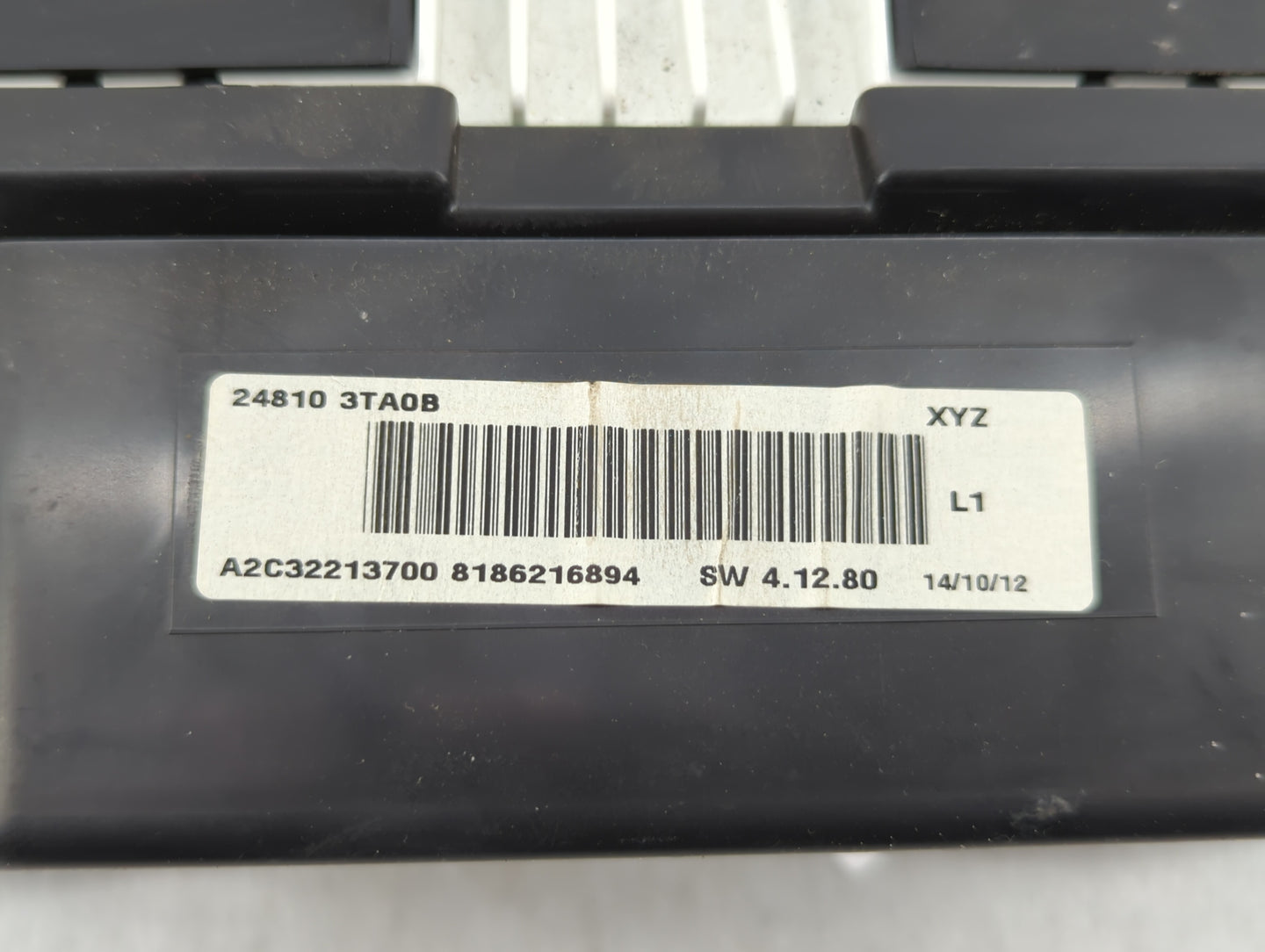 2013 Nissan Altima Instrument Cluster Speedometer Gauges P/N:24810 3TA0B Fits OEM Used Auto Parts - Oemusedautoparts1.com