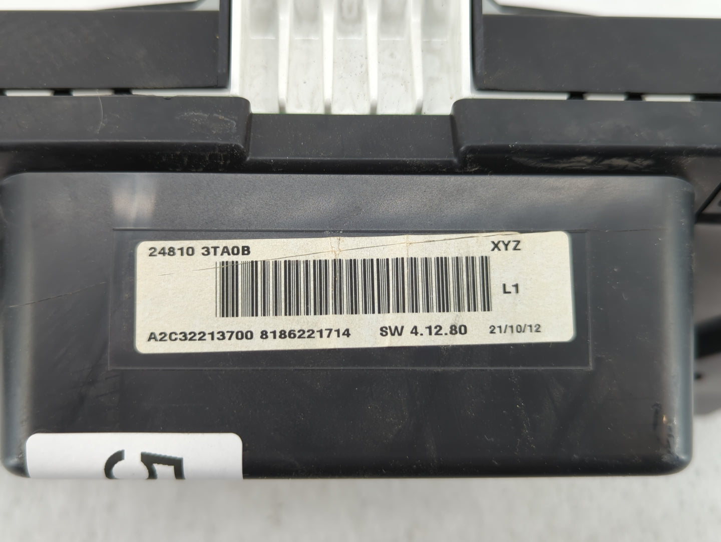 2013 Nissan Altima Instrument Cluster Speedometer Gauges P/N:24810 3TA0B Fits OEM Used Auto Parts - Oemusedautoparts1.com