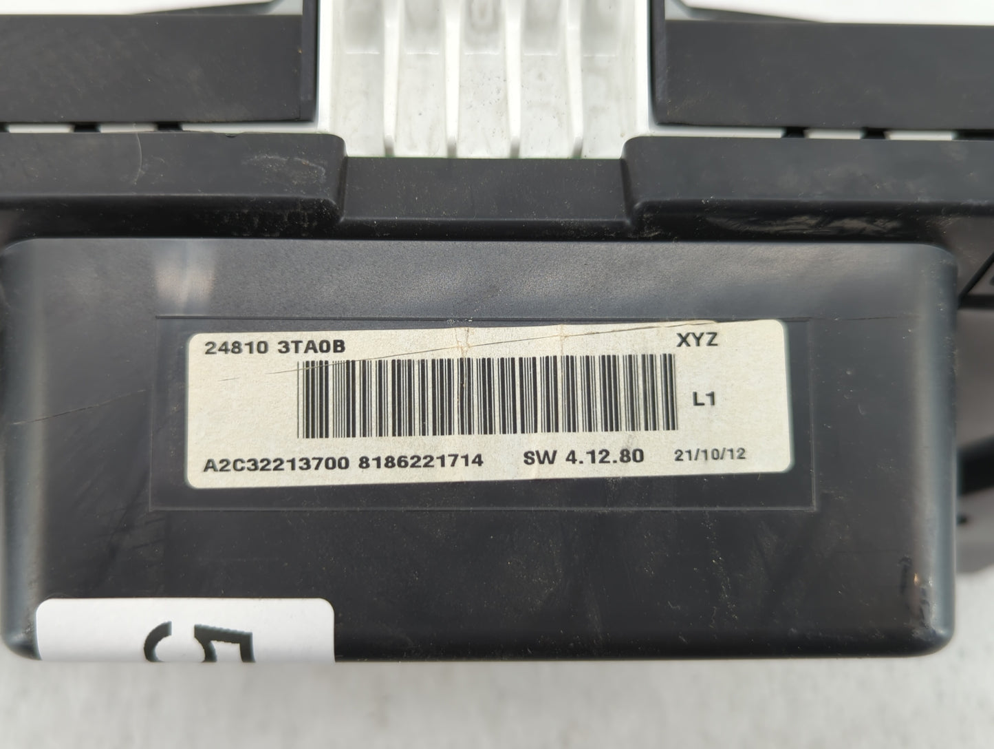 2013 Nissan Altima Instrument Cluster Speedometer Gauges P/N:24810 3TA0B Fits OEM Used Auto Parts - Oemusedautoparts1.com