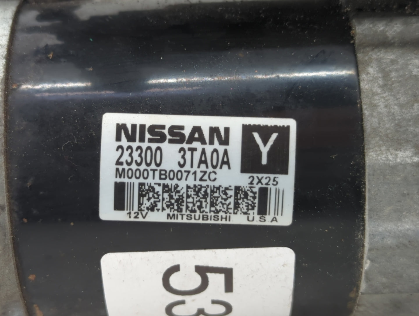 2013-2018 Nissan Altima Car Starter Motor Solenoid OEM P/N:23300 3TA0A Fits Fits 2013 2014 2015 2016 2017 2018 OEM Used Auto