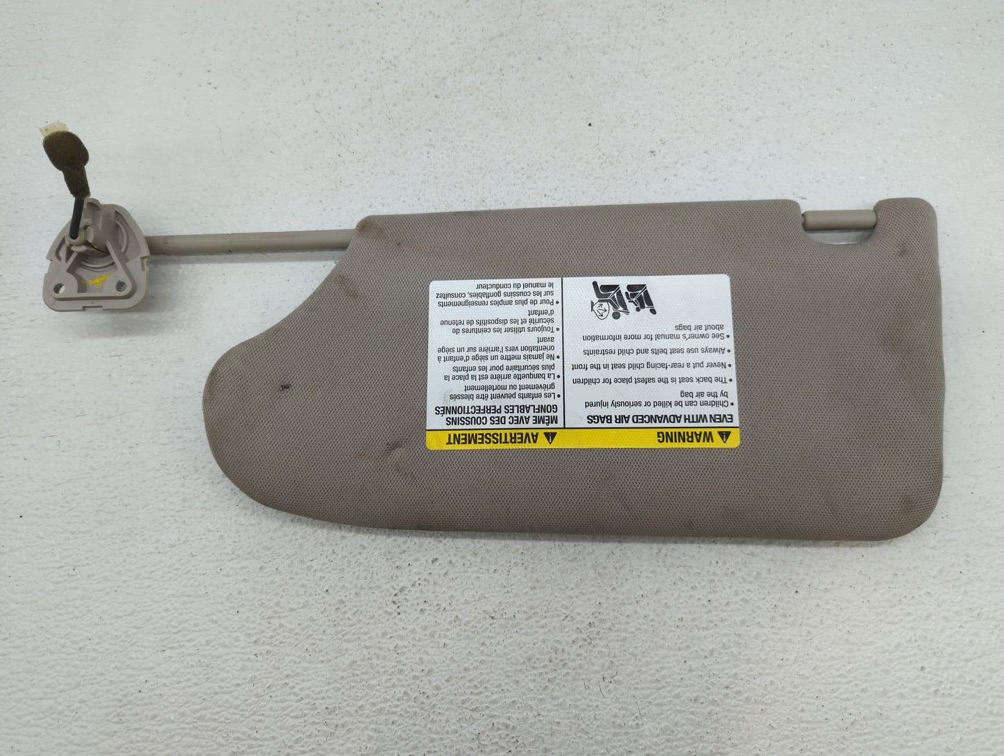 2013-2018 Nissan Altima Sun Visor Shade Replacement Passenger Right Mirror Fits Fits 2013 2014 2015 2016 2017 2018 OEM Used 
