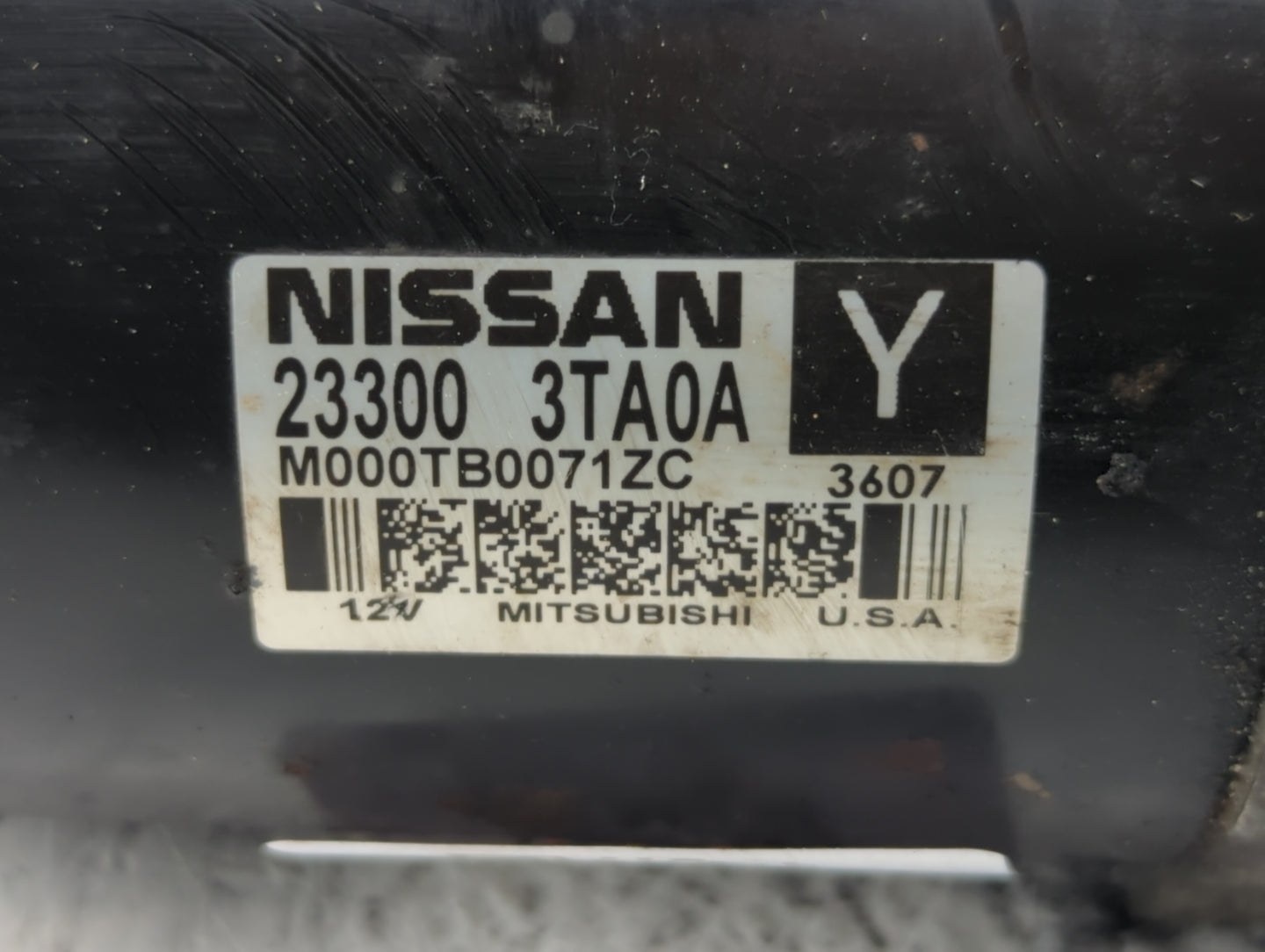 2013-2018 Nissan Altima Car Starter Motor Solenoid OEM P/N:M000TB0071ZC 23300 3TA0A Fits Fits 2013 2014 2015 2016 2017 2018 