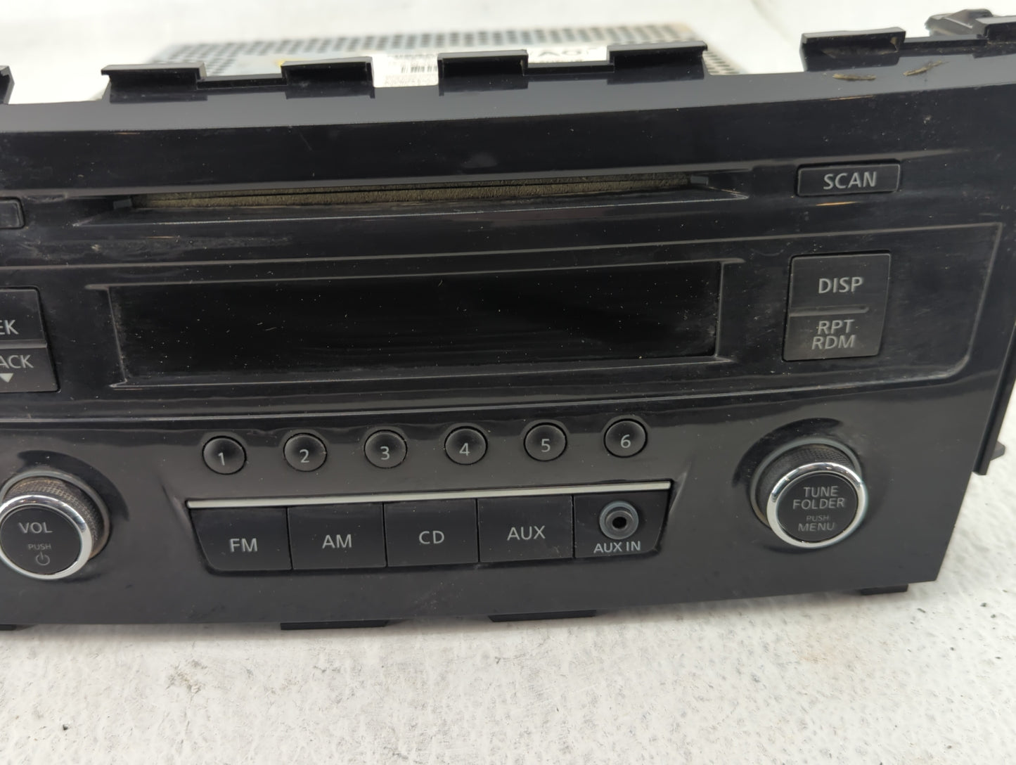 2013-2015 Nissan Altima Radio AM FM Cd Player Receiver Replacement P/N:28185 3TA0G Fits Fits 2013 2014 2015 OEM Used Auto Pa