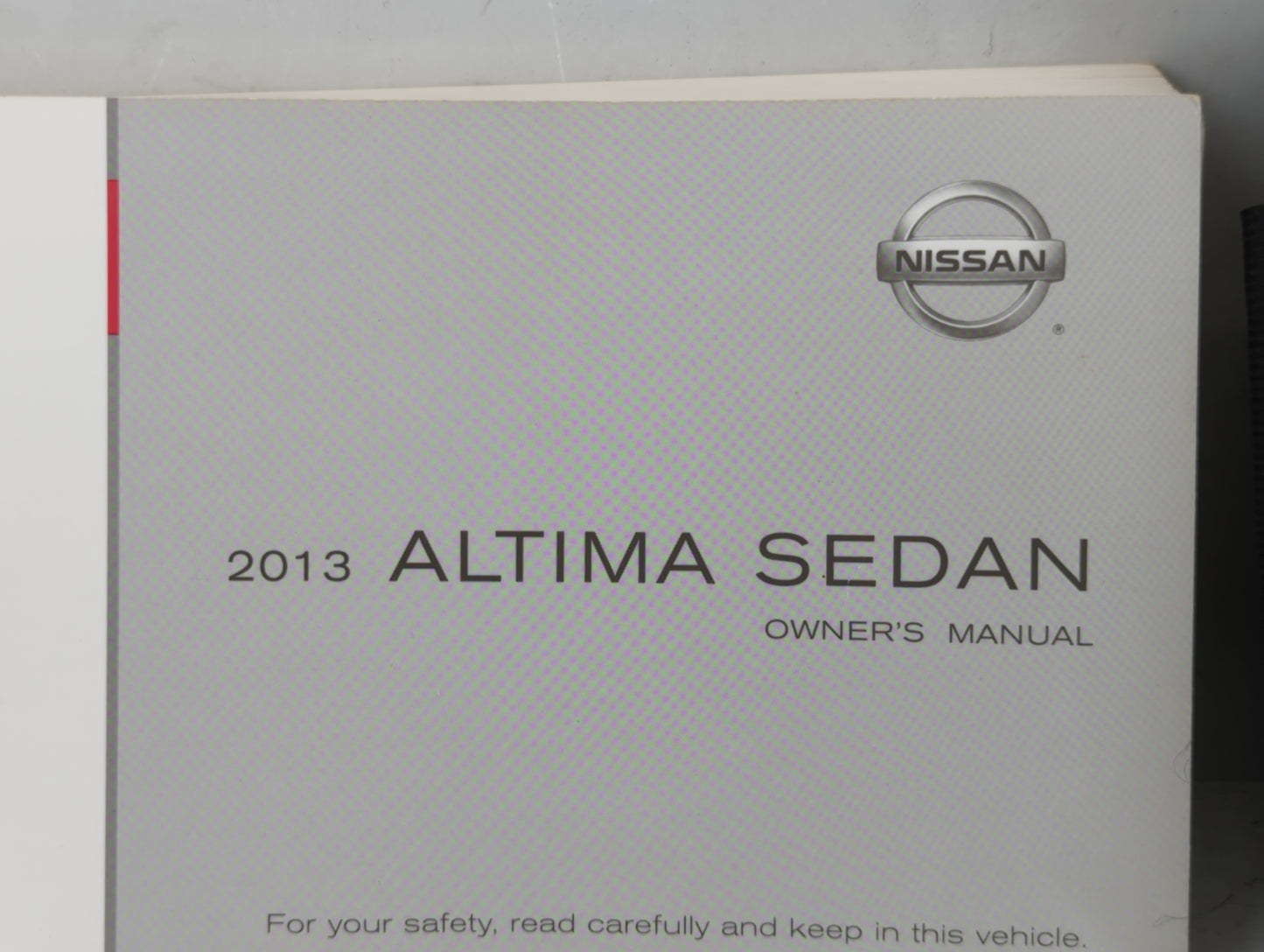 2013 Nissan Altima Owners Manual Book Guide OEM Used Auto Parts - Oemusedautoparts1.com