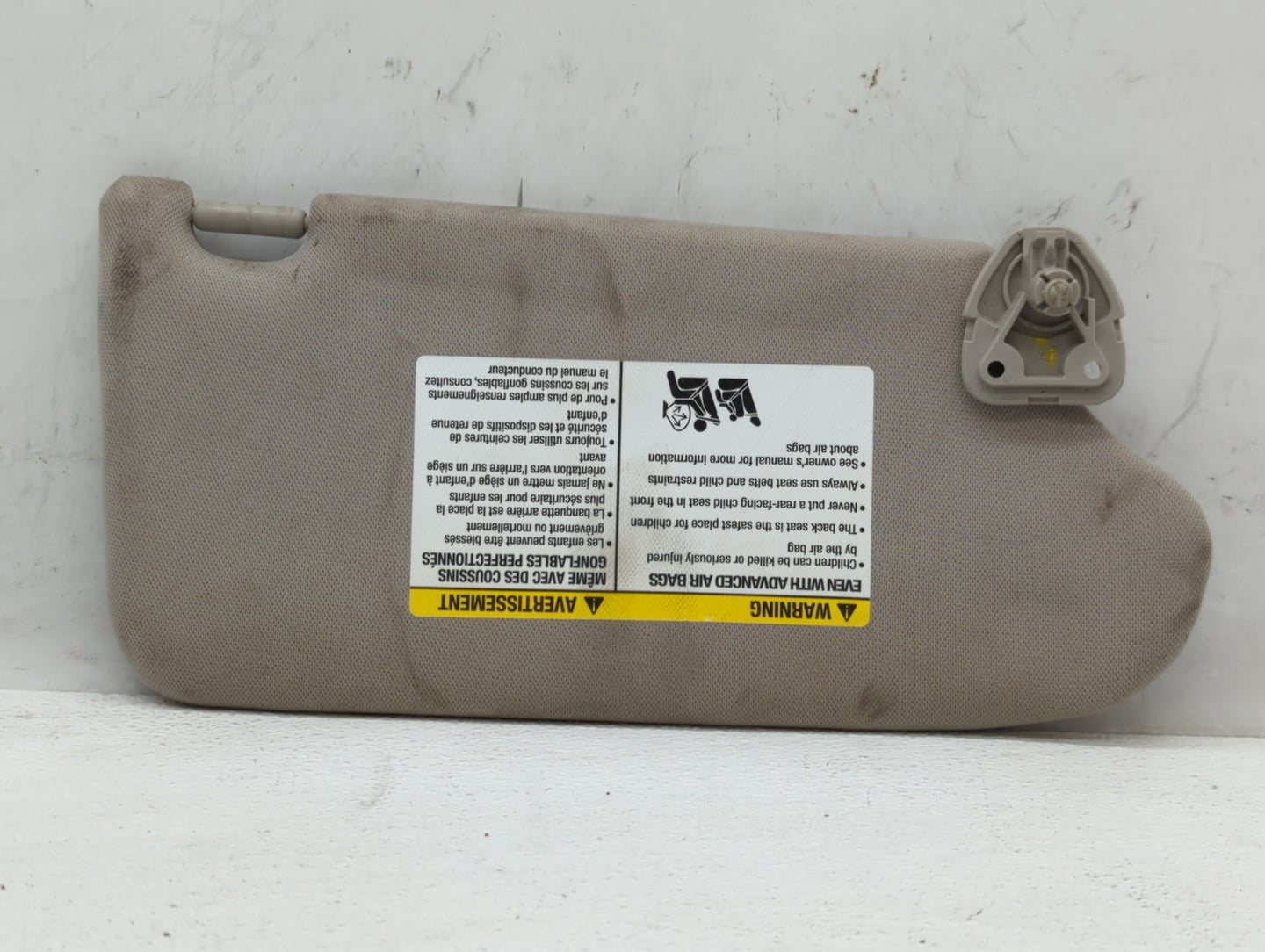 2013-2017 Nissan Altima Sun Visor Shade Replacement Passenger Right Mirror Fits Fits 2013 2014 2015 2016 2017 OEM Used Auto 