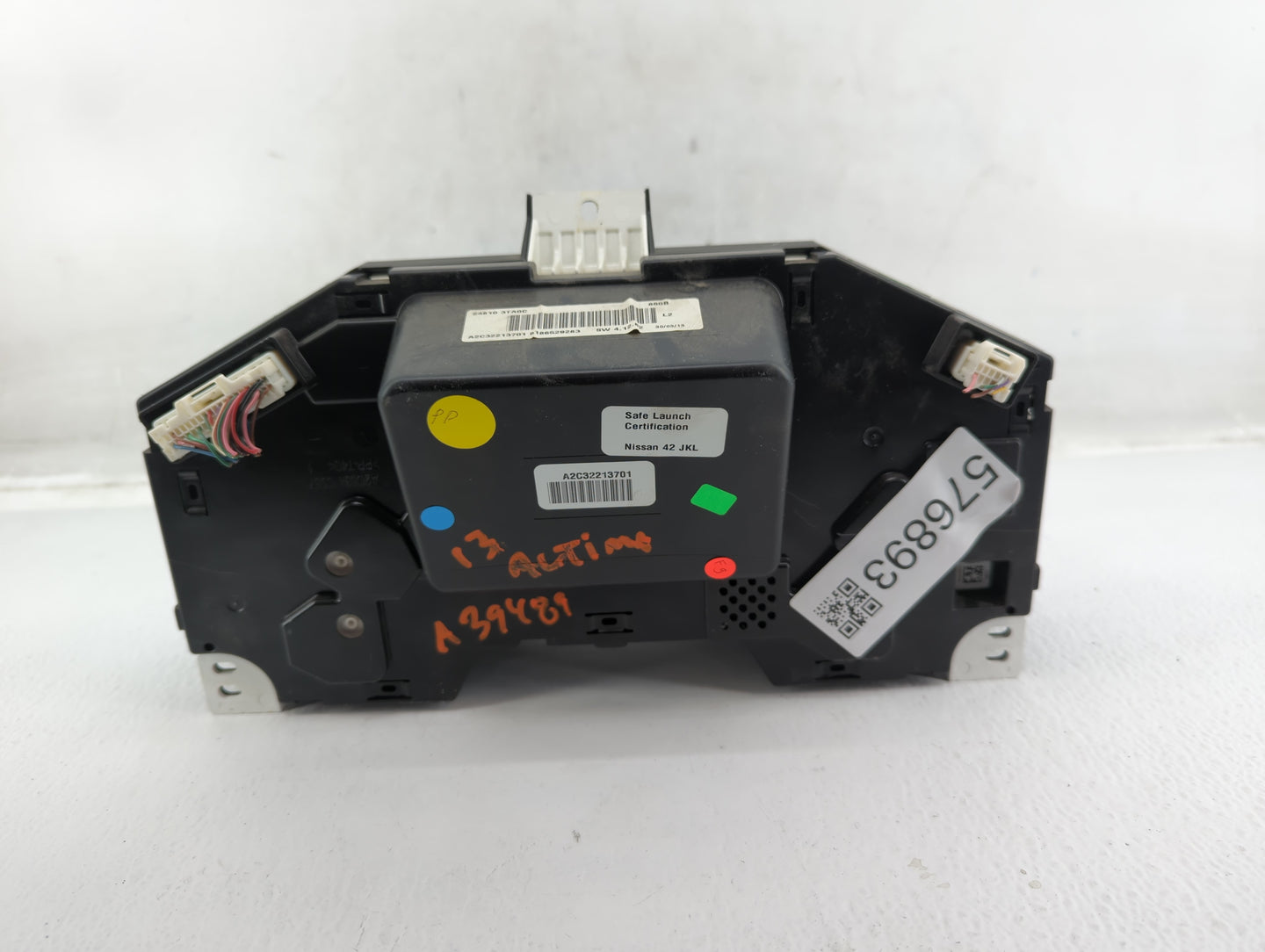 2013 Nissan Altima Instrument Cluster Speedometer Gauges P/N:24810 3TA0C Fits OEM Used Auto Parts - Oemusedautoparts1.com