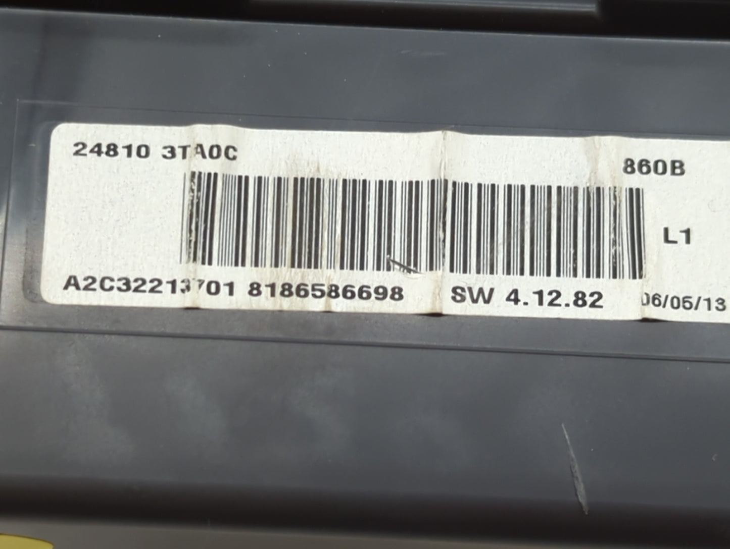 2013 Nissan Altima Instrument Cluster Speedometer Gauges P/N:24810 3TA0C Fits OEM Used Auto Parts - Oemusedautoparts1.com