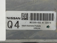 2013-2014 Nissan Altima PCM Engine Control Computer ECU ECM PCU OEM P/N:MEC300-002 A1 Fits Fits 2013 2014 OEM Used Auto Part