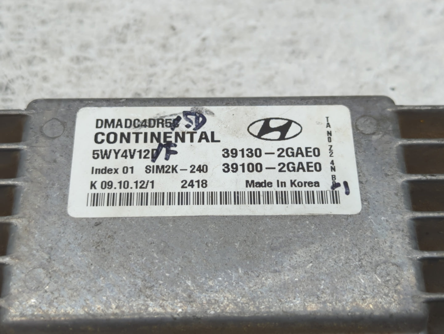 2013-2014 Nissan Altima PCM Engine Control Computer ECU ECM PCU OEM P/N:39130-2GAE0 Fits Fits 2013 2014 OEM Used Auto Parts 