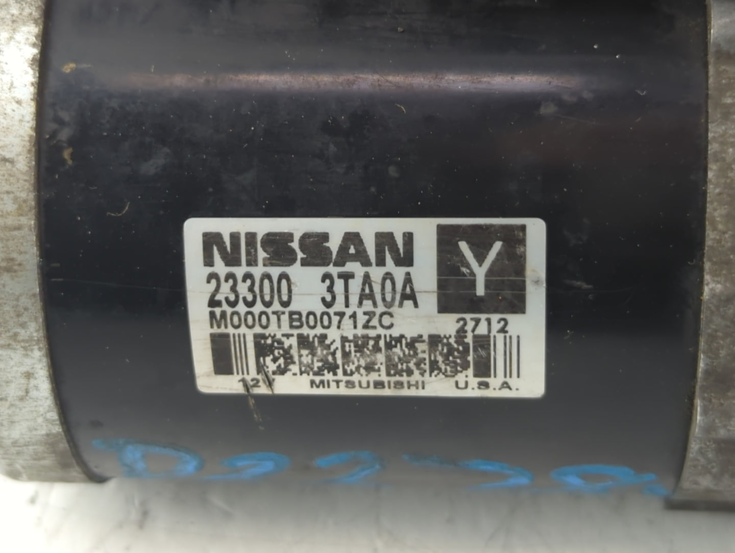 2013-2018 Nissan Altima Car Starter Motor Solenoid OEM P/N:23300 3TA0A Fits Fits 2013 2014 2015 2016 2017 2018 OEM Used Auto