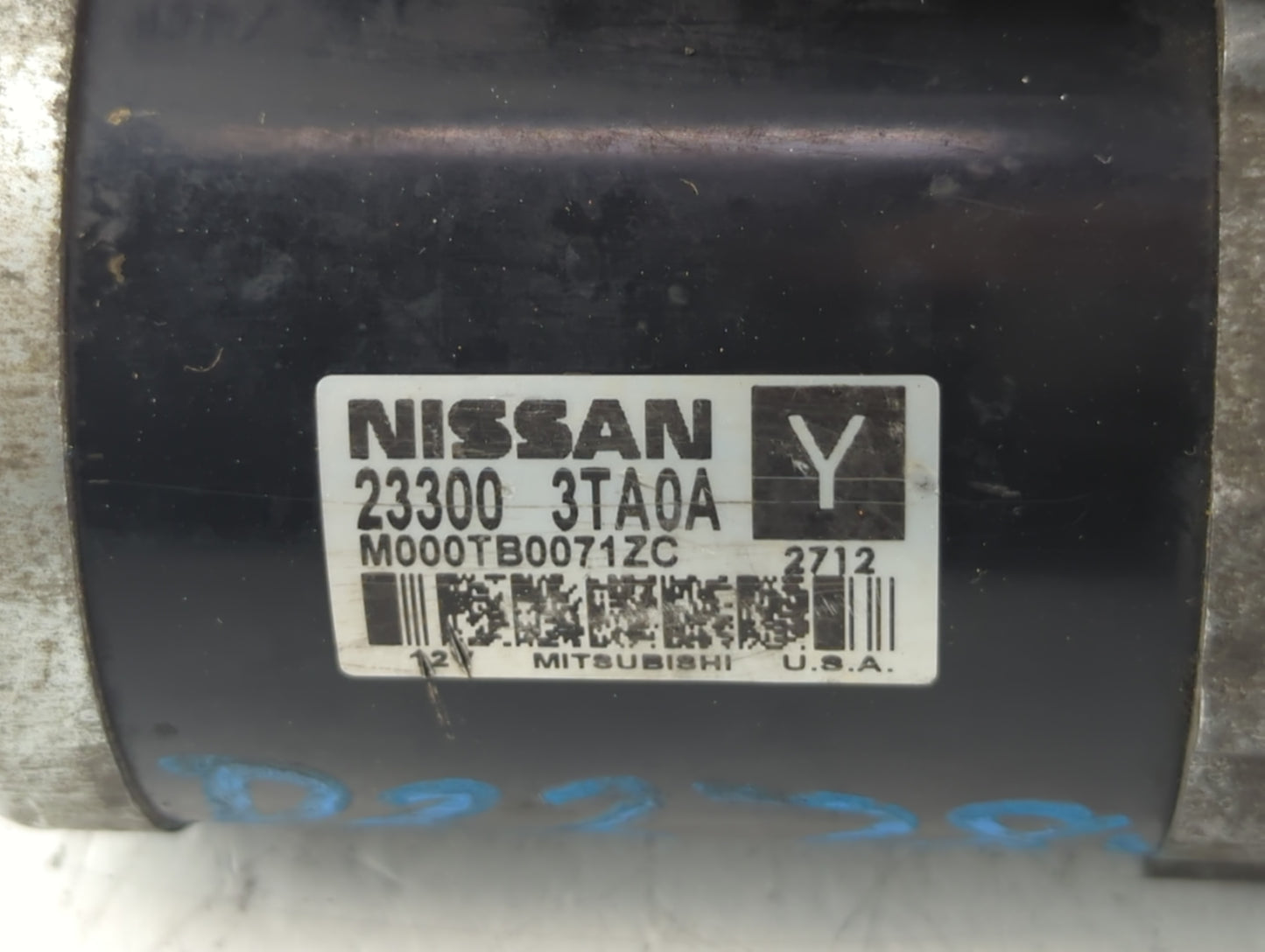 2013-2018 Nissan Altima Car Starter Motor Solenoid OEM P/N:23300 3TA0A Fits Fits 2013 2014 2015 2016 2017 2018 OEM Used Auto