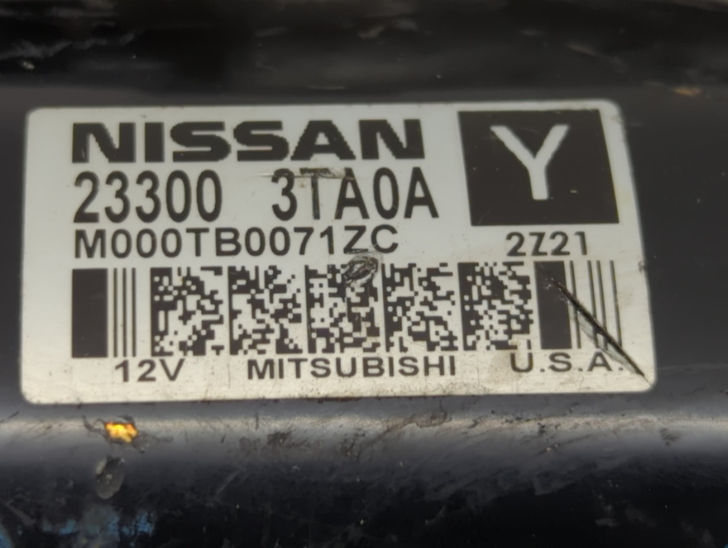 2013-2018 Nissan Altima Car Starter Motor Solenoid OEM P/N:M000TB0071ZC 23300 3TA0A Fits Fits 2013 2014 2015 2016 2017 2018 