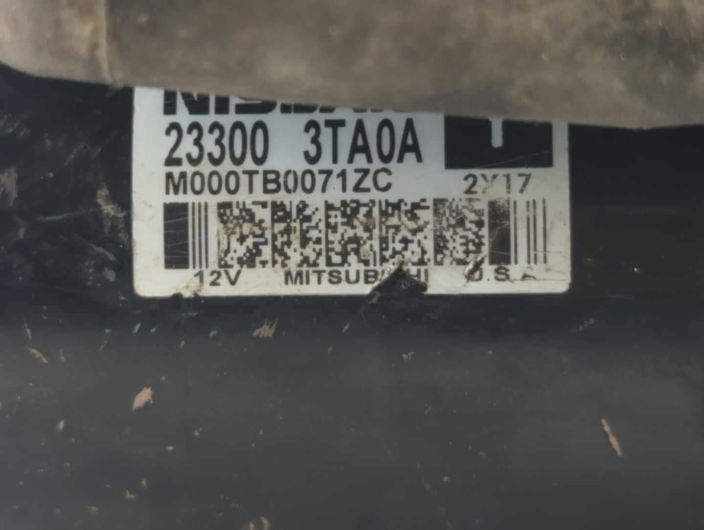 2013-2018 Nissan Altima Car Starter Motor Solenoid OEM P/N:23300 3TA0A Fits Fits 2013 2014 2015 2016 2017 2018 OEM Used Auto