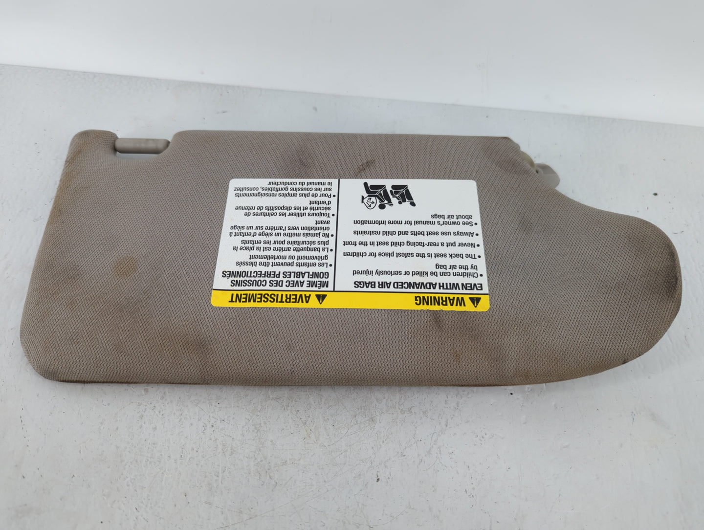 2013-2017 Nissan Altima Sun Visor Shade Replacement Driver Left Mirror Fits Fits 2013 2014 2015 2016 2017 OEM Used Auto Part