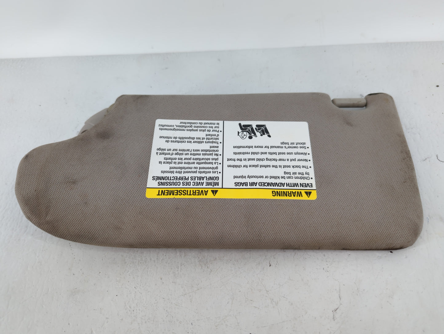 2013-2017 Nissan Altima Sun Visor Shade Replacement Passenger Right Mirror Fits Fits 2013 2014 2015 2016 2017 OEM Used Auto 
