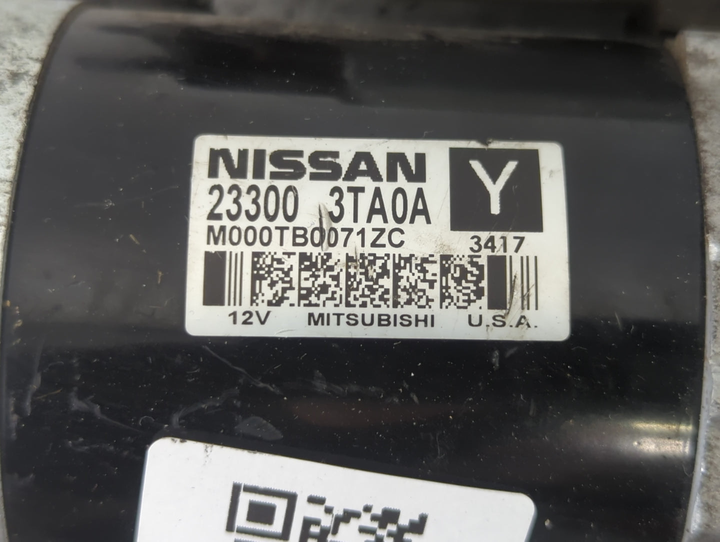 2013-2018 Nissan Altima Car Starter Motor Solenoid OEM P/N:M000TB0071ZC 23300 3TA0A Fits Fits 2013 2014 2015 2016 2017 2018 