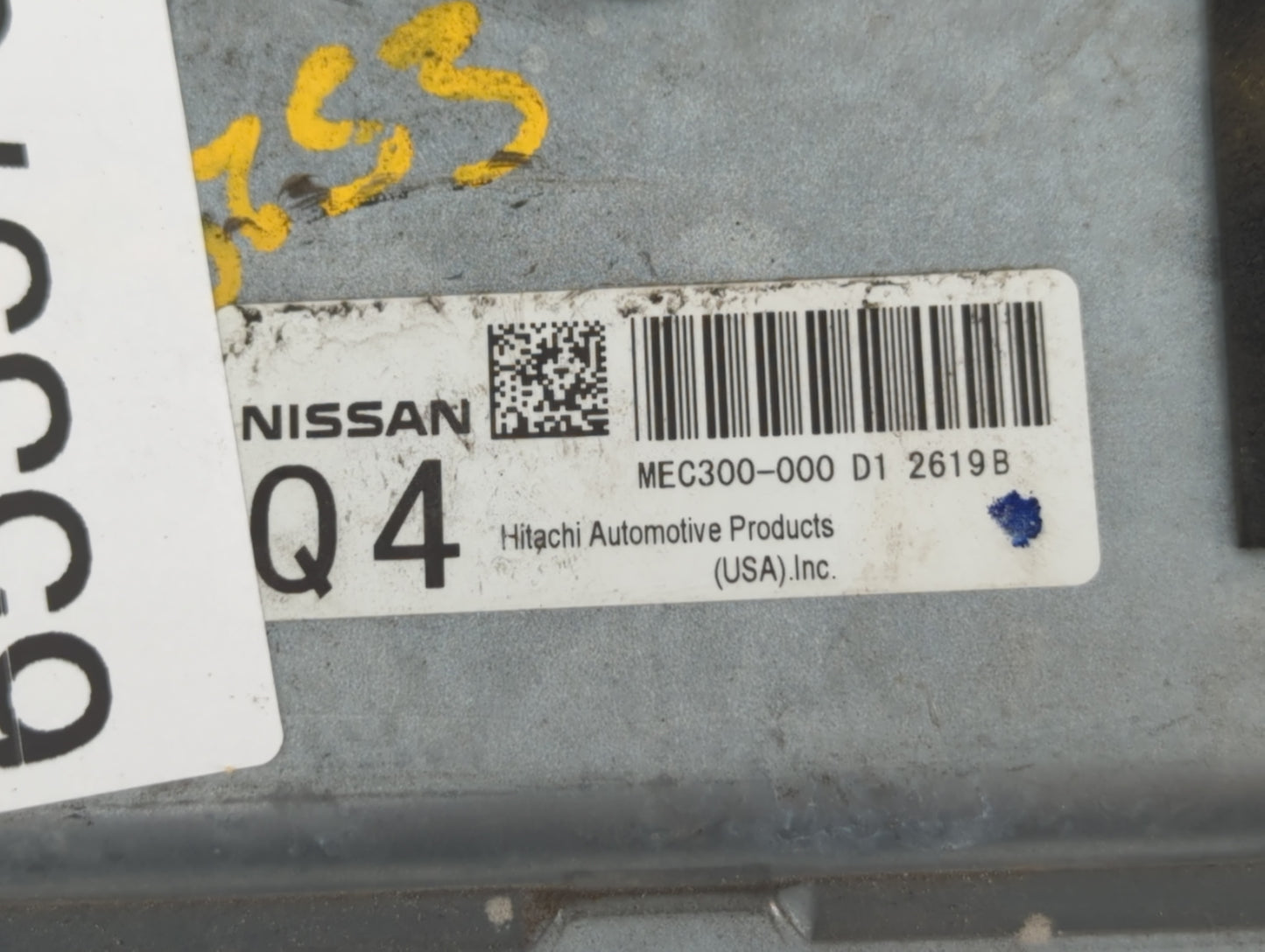 2013-2014 Nissan Altima PCM Engine Control Computer ECU ECM PCU OEM P/N:MES300-000 D1 Fits Fits 2013 2014 OEM Used Auto Part