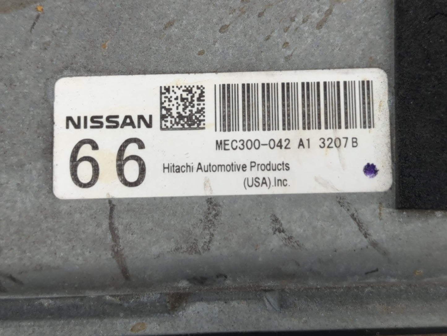 2013-2014 Nissan Altima PCM Engine Control Computer ECU ECM PCU OEM P/N:MEC300-042 A1 3207 B Fits Fits 2013 2014 OEM Used Au