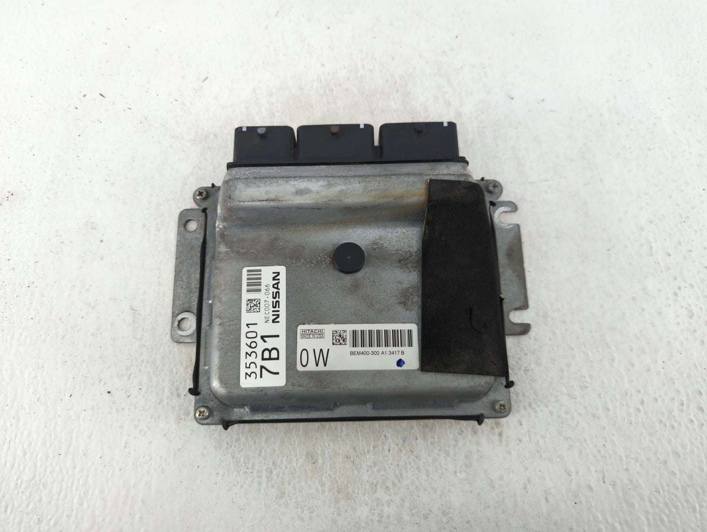 2013-2014 Nissan Altima PCM Engine Control Computer ECU ECM PCU OEM P/N:BEM400-300 A1 3417 B Fits Fits 2013 2014 OEM Used Au