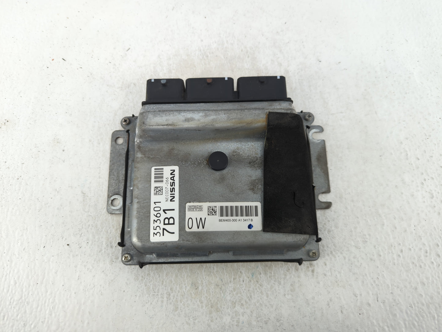 2013-2014 Nissan Altima PCM Engine Control Computer ECU ECM PCU OEM P/N:BEM400-300 A1 3417 B Fits Fits 2013 2014 OEM Used Au