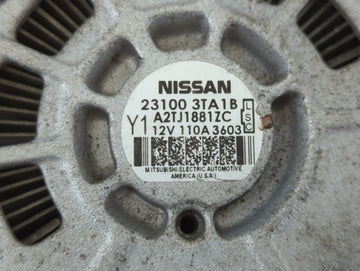2013-2017 Nissan Altima Alternator Replacement Generator Charging Assembly Engine OEM P/N:A2TJ1881ZC 23100 3TA1B Fits OEM Used Auto Parts