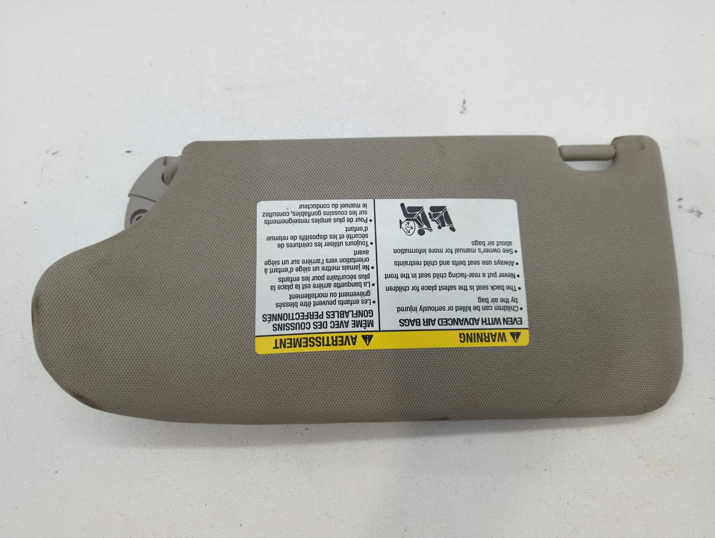 2013-2017 Nissan Altima Sun Visor Shade Replacement Passenger Right Mirror Fits Fits 2013 2014 2015 2016 2017 OEM Used Auto 