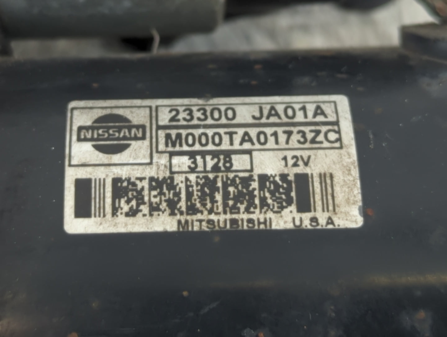2007-2013 Nissan Altima Car Starter Motor Solenoid OEM P/N:23300 JA01A Fits Fits 2007 2008 2009 2010 2011 2012 2013 OEM Used