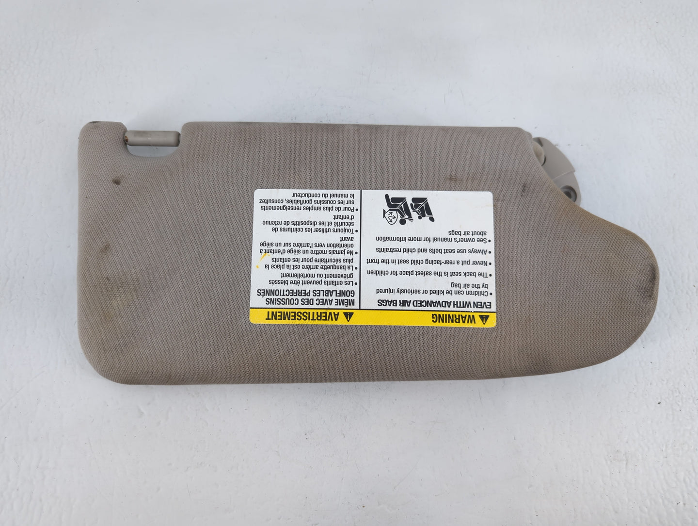 2013-2017 Nissan Altima Sun Visor Shade Replacement Passenger Right Mirror Fits Fits 2013 2014 2015 2016 2017 OEM Used Auto 