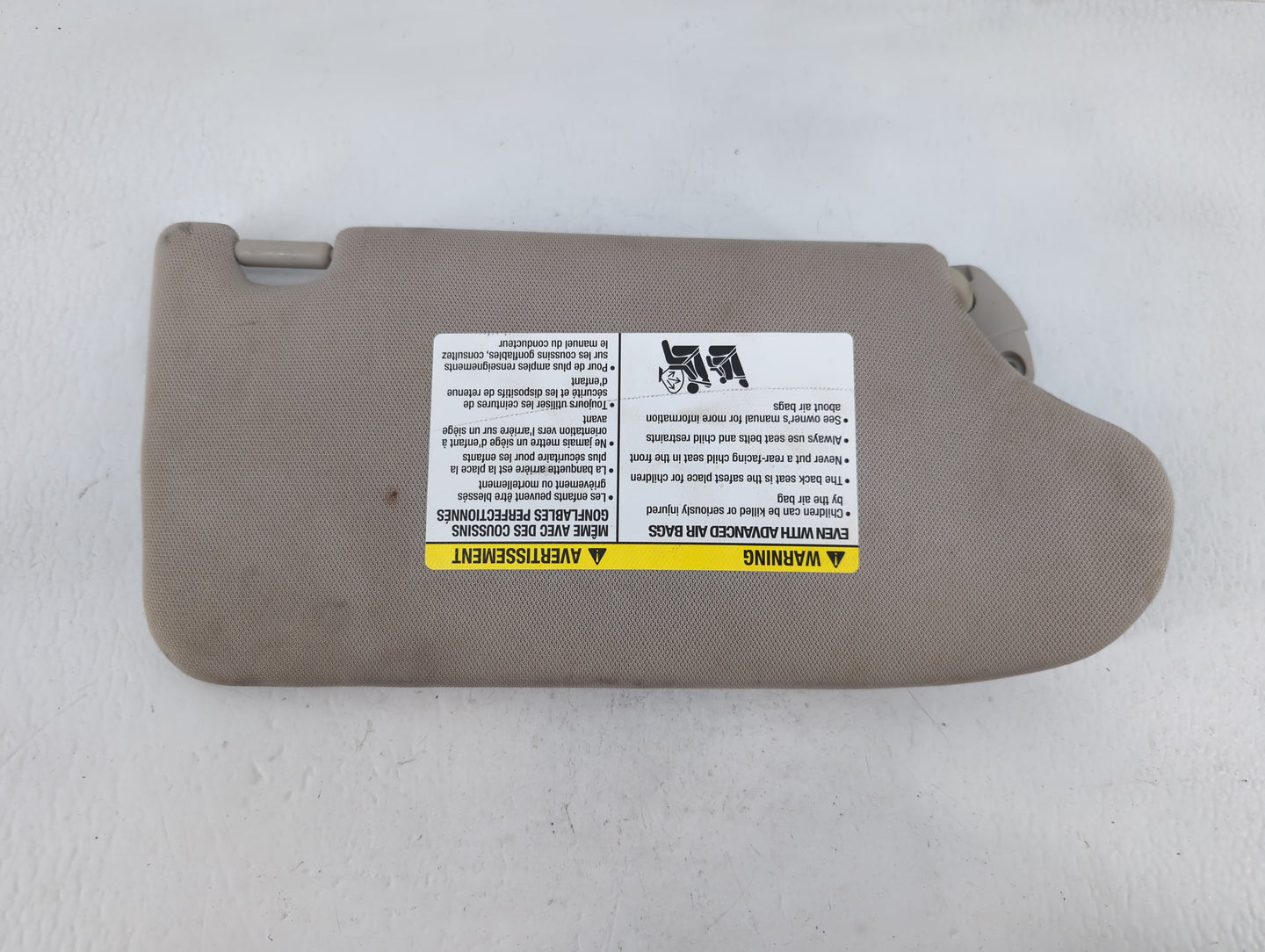 2013-2017 Nissan Altima Sun Visor Shade Replacement Passenger Right Mirror Fits Fits 2013 2014 2015 2016 2017 OEM Used Auto 